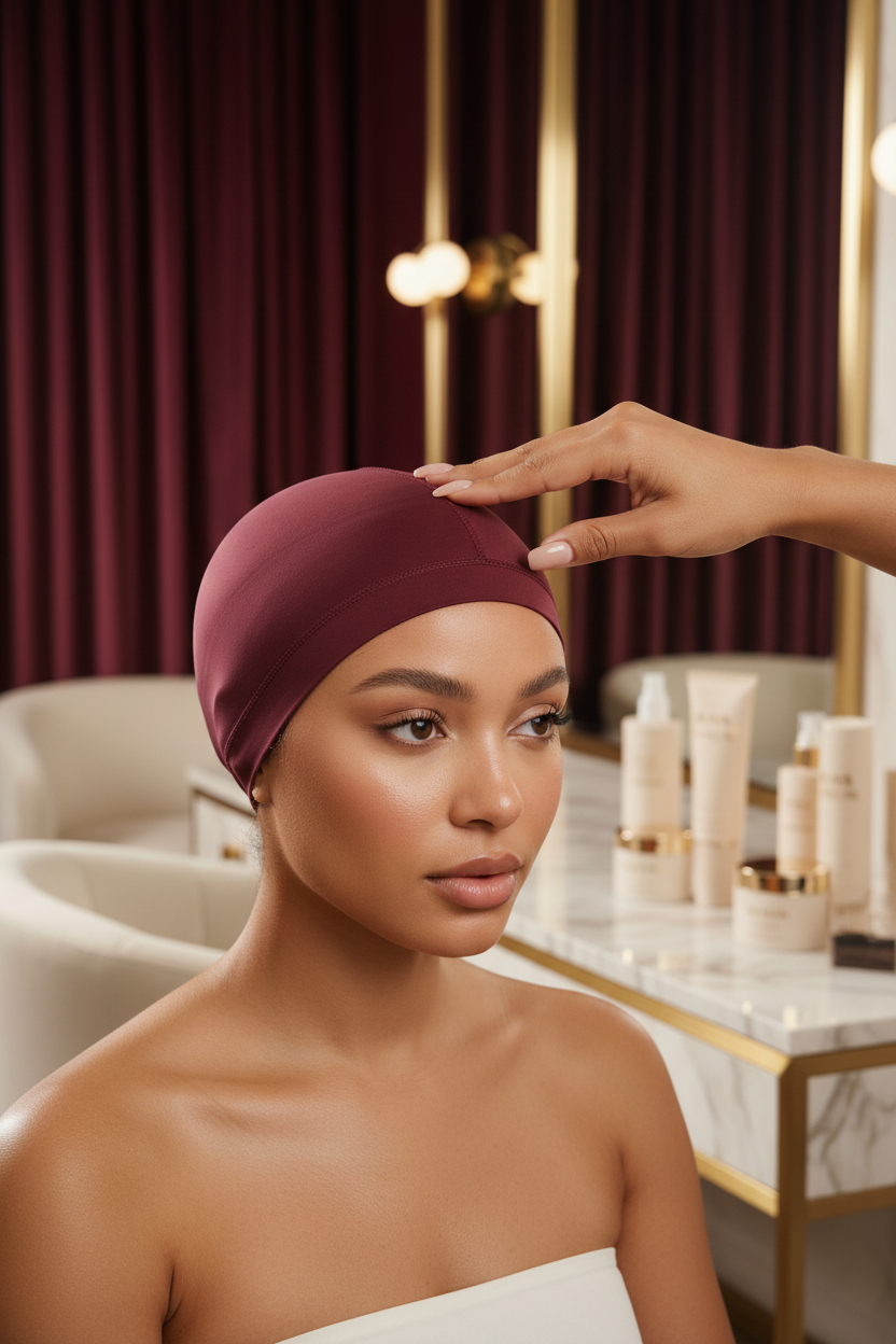Wig Cap Lifestyle Shot